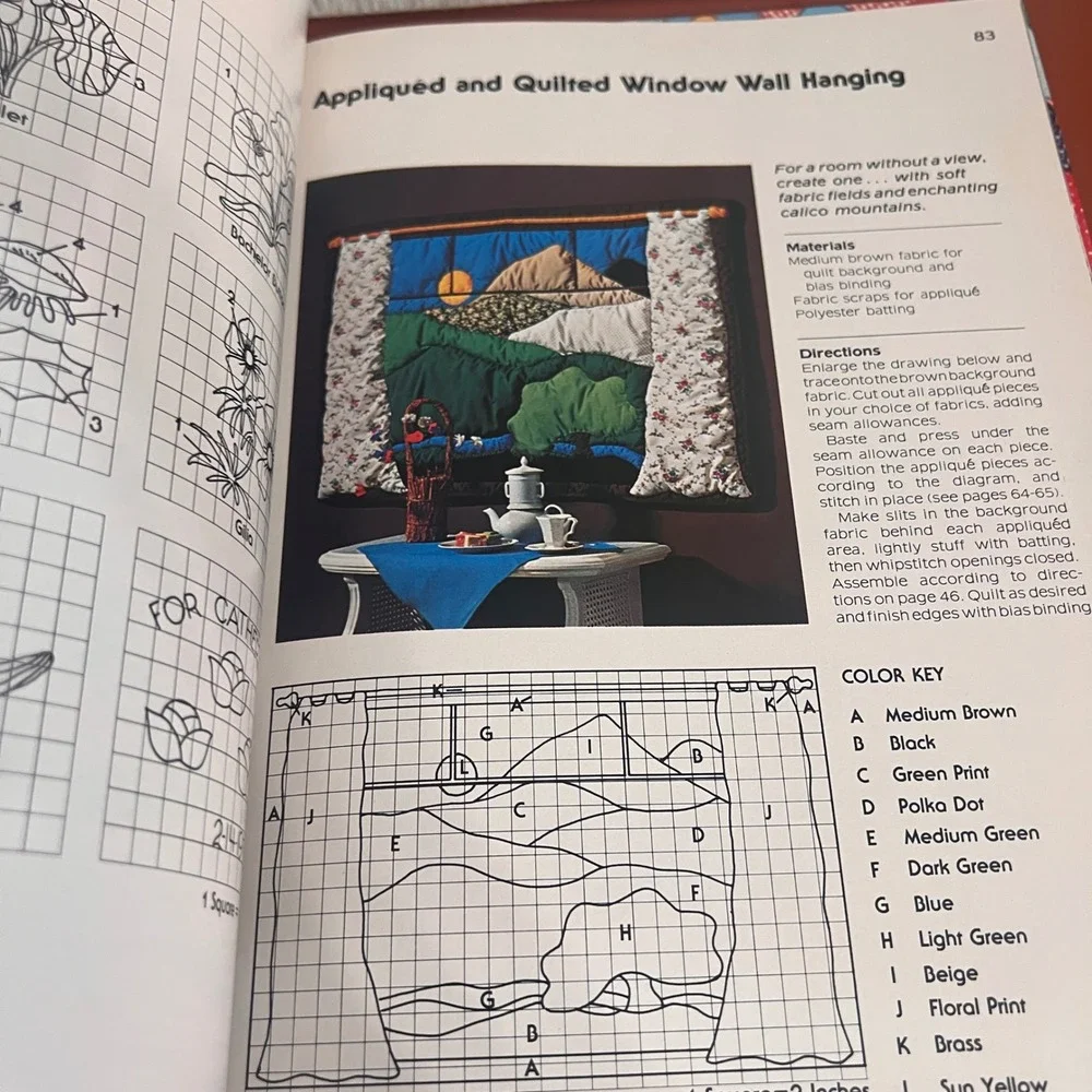 Better Homes and Gardens Patchwork & Quilting Book 1986 Vintage Hardcover 013959
